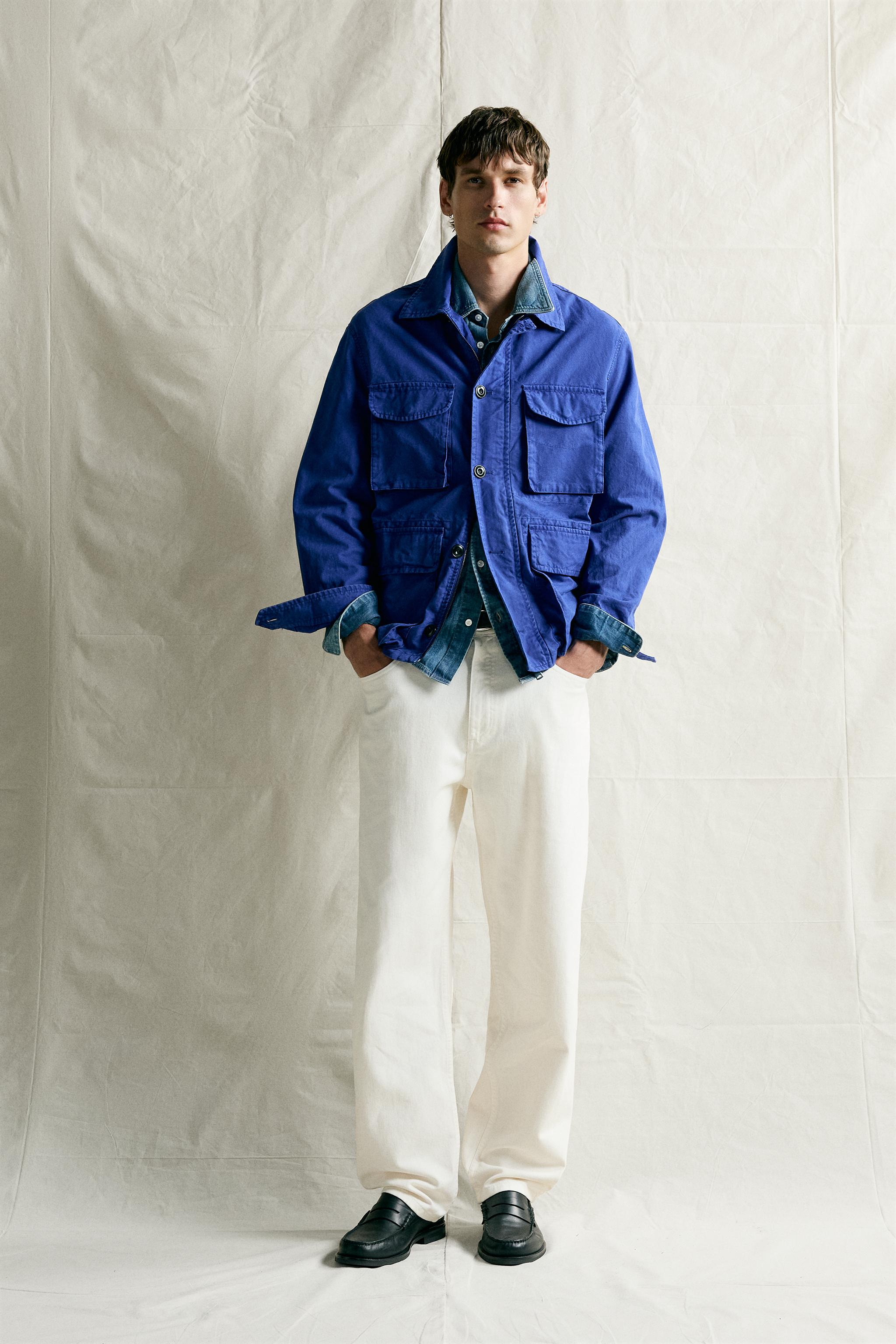 RELAXED-FIT UTILITY POCKET JACKET