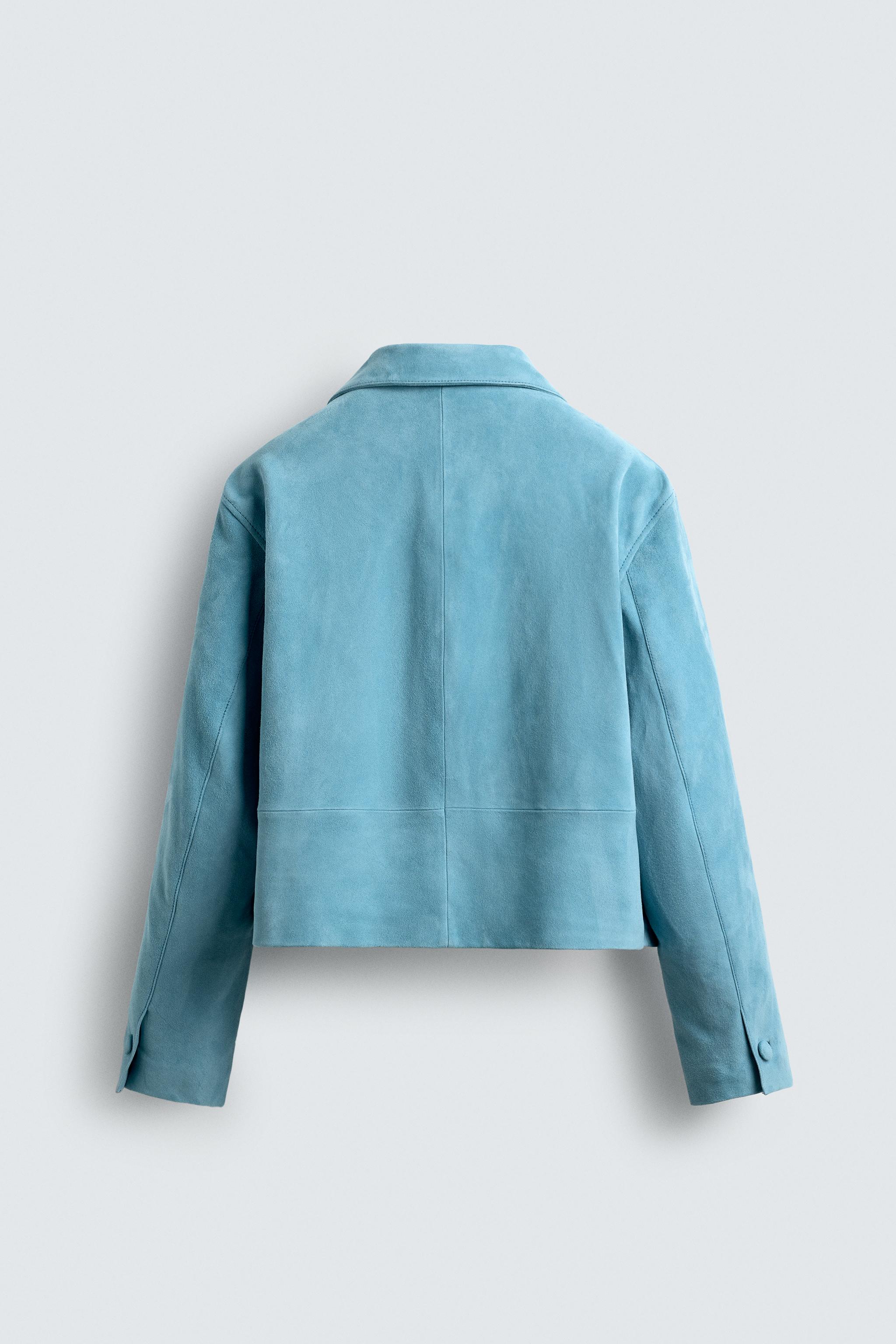 ZARA トップステッチスエードジャケット X HARRY LAMBERT m様専用トップステッチ スエードジャケット X HARRY LAMBERT