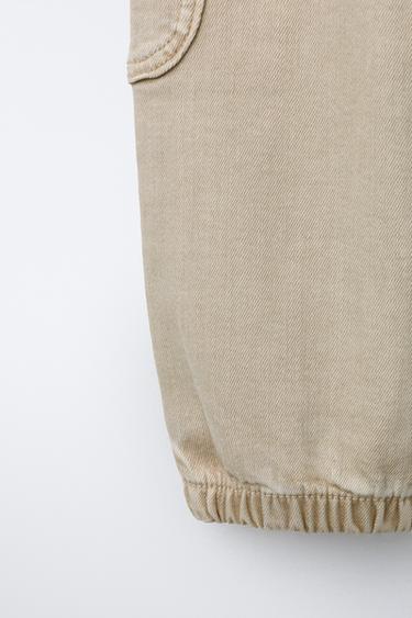 SUPER STRETCH JOGGING TROUSERS - Light beige by Zara - Image 3