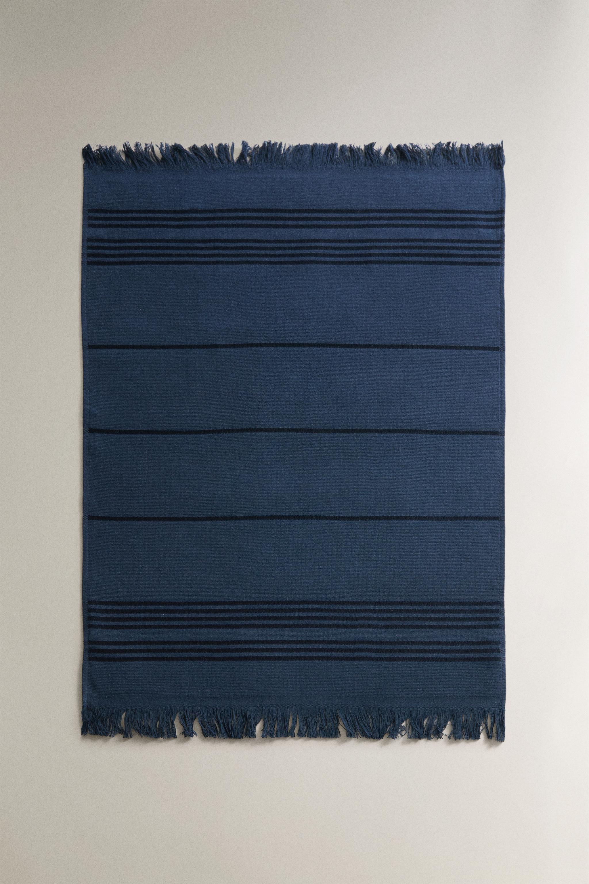 STRIPED COTTON TERRYCLOTH KITCHEN TOWEL