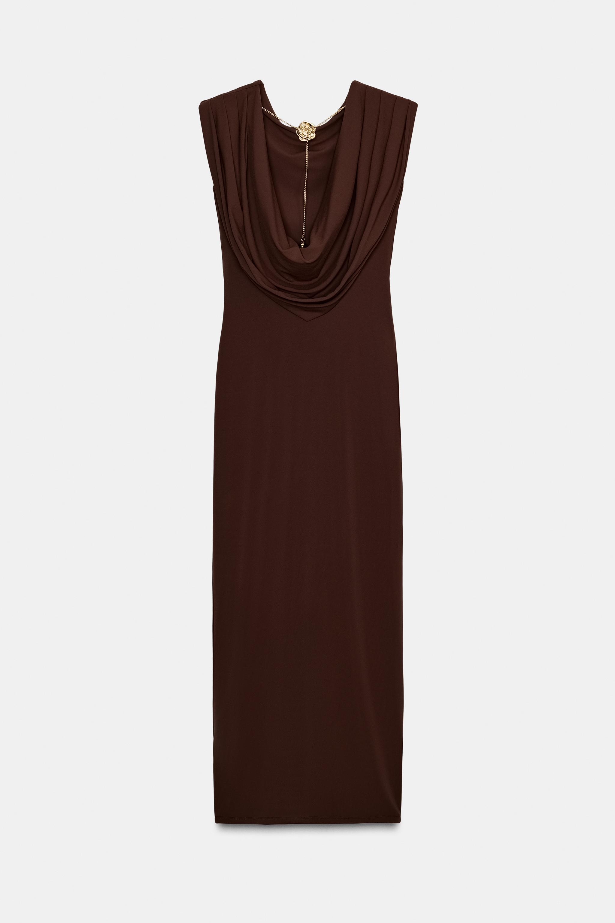 CHAIN OPEN BACK DRESS