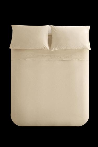 STRIPED PRINT DUVET COVER - Vanilla by Zara