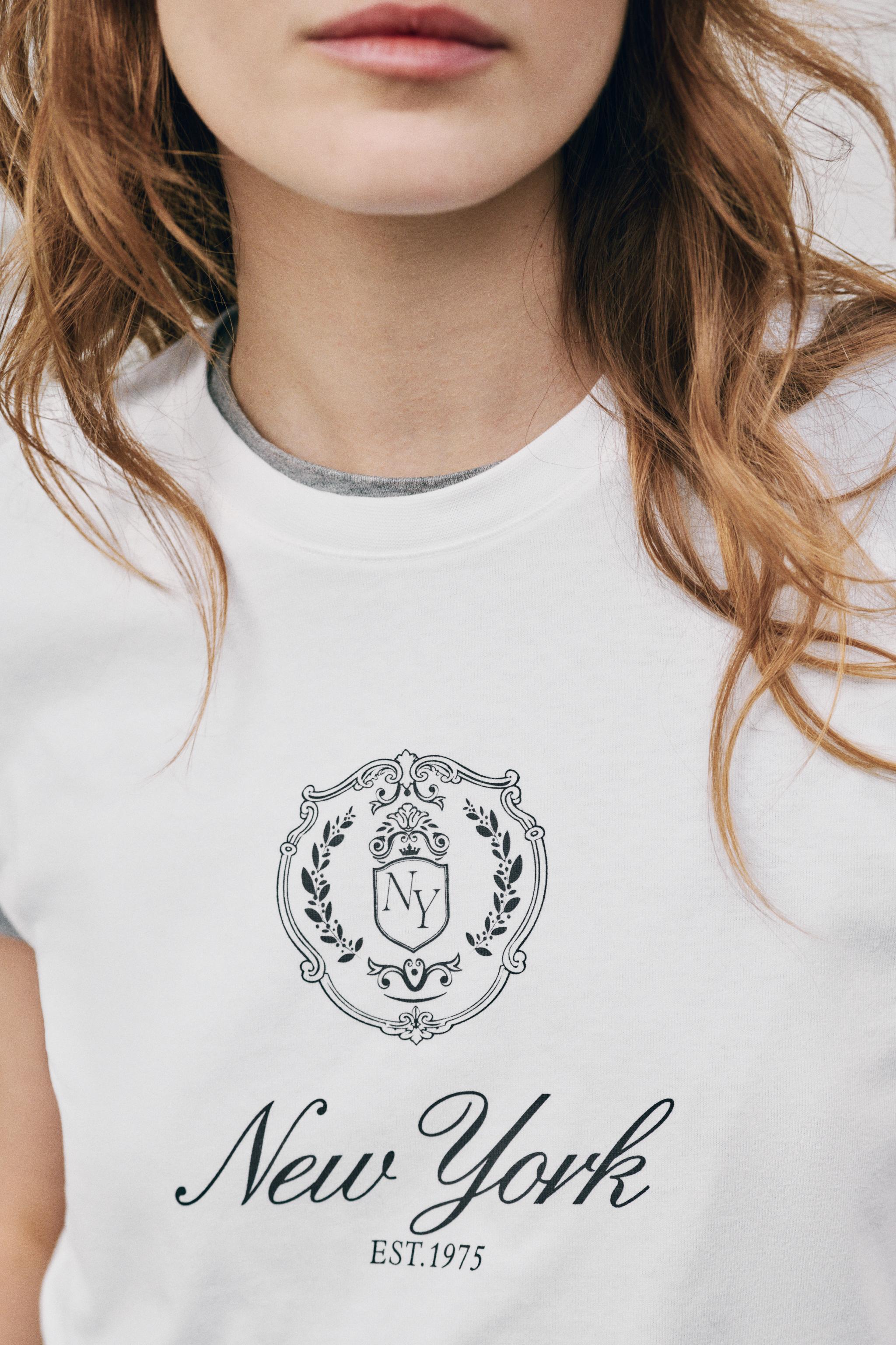 New York T-Shirt by Zara