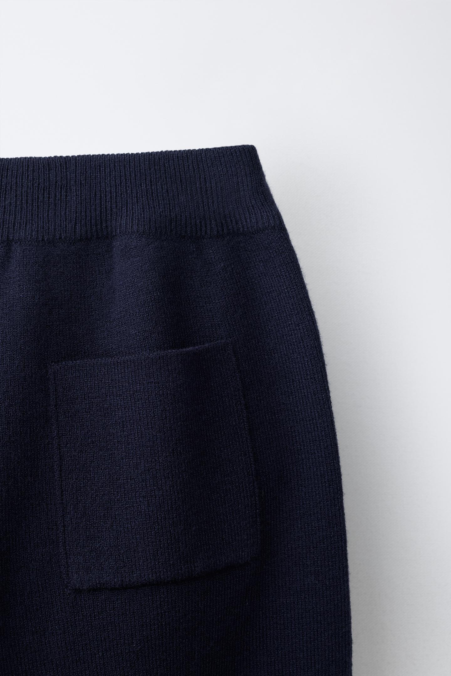 Детские брюки Zara Knit Jogger, цвет: Синий — фото 4