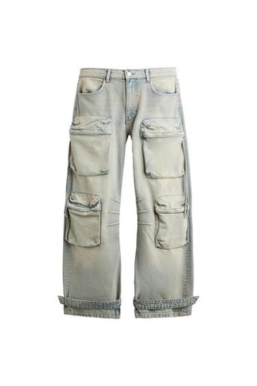 UTILITY JEANS WITH POCKETS