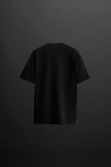 T-SHIRT ENTRAÎNEMENT RELAXED - Noir de Zara - Image 6