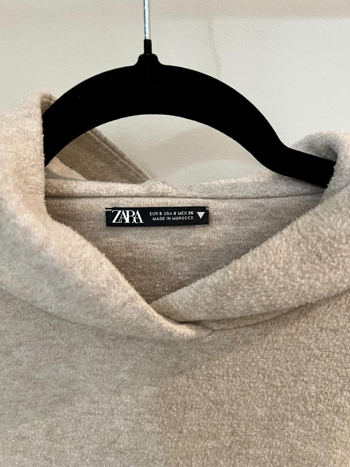 PLUSH SOFT PRINT HOODED SWEATSHIRT - Image 3
