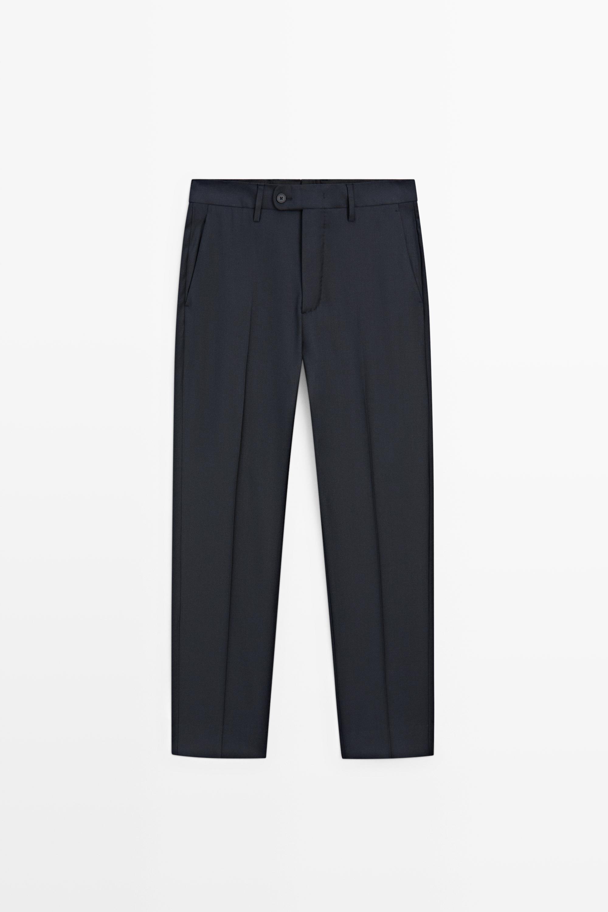 Pantalon de costume 100 % laine