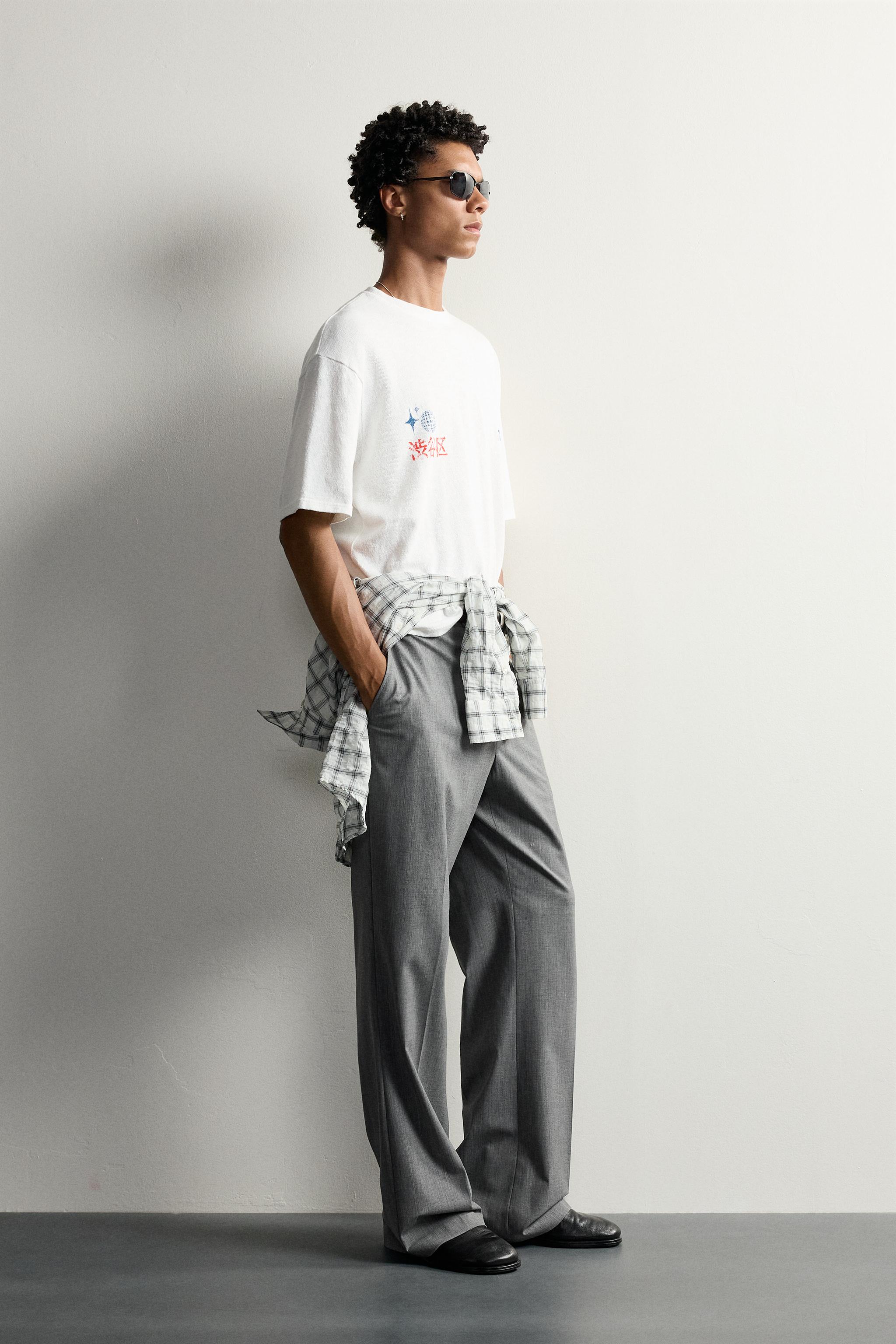 PRINTED KNIT T-SHIRT