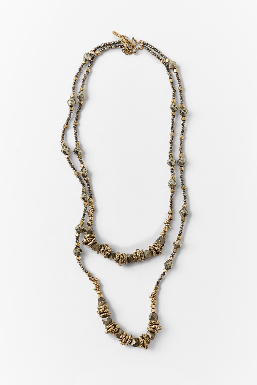 PACK OF 2 MIXED PIECE NECKLACES
