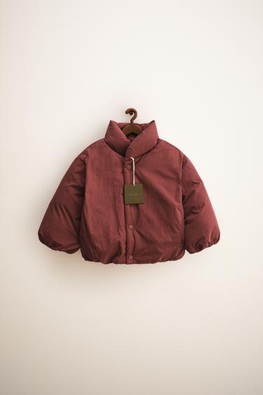 ZARA TIMELESS - PADDED COAT - Burgundy by Zara
