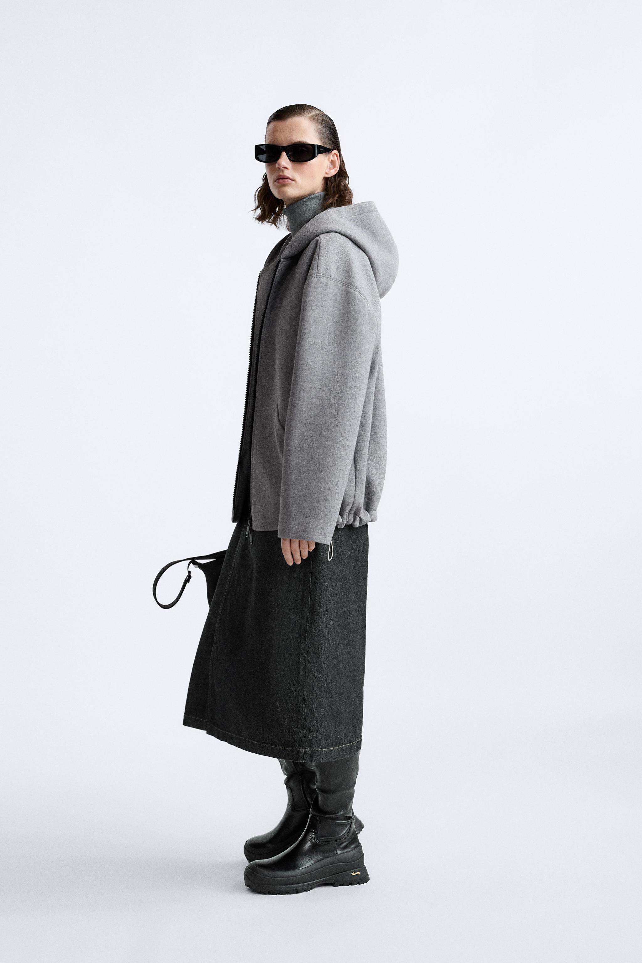 HOODED JACKET X STUDIO NICHOLSON - Grey | ZARA United Kingdom