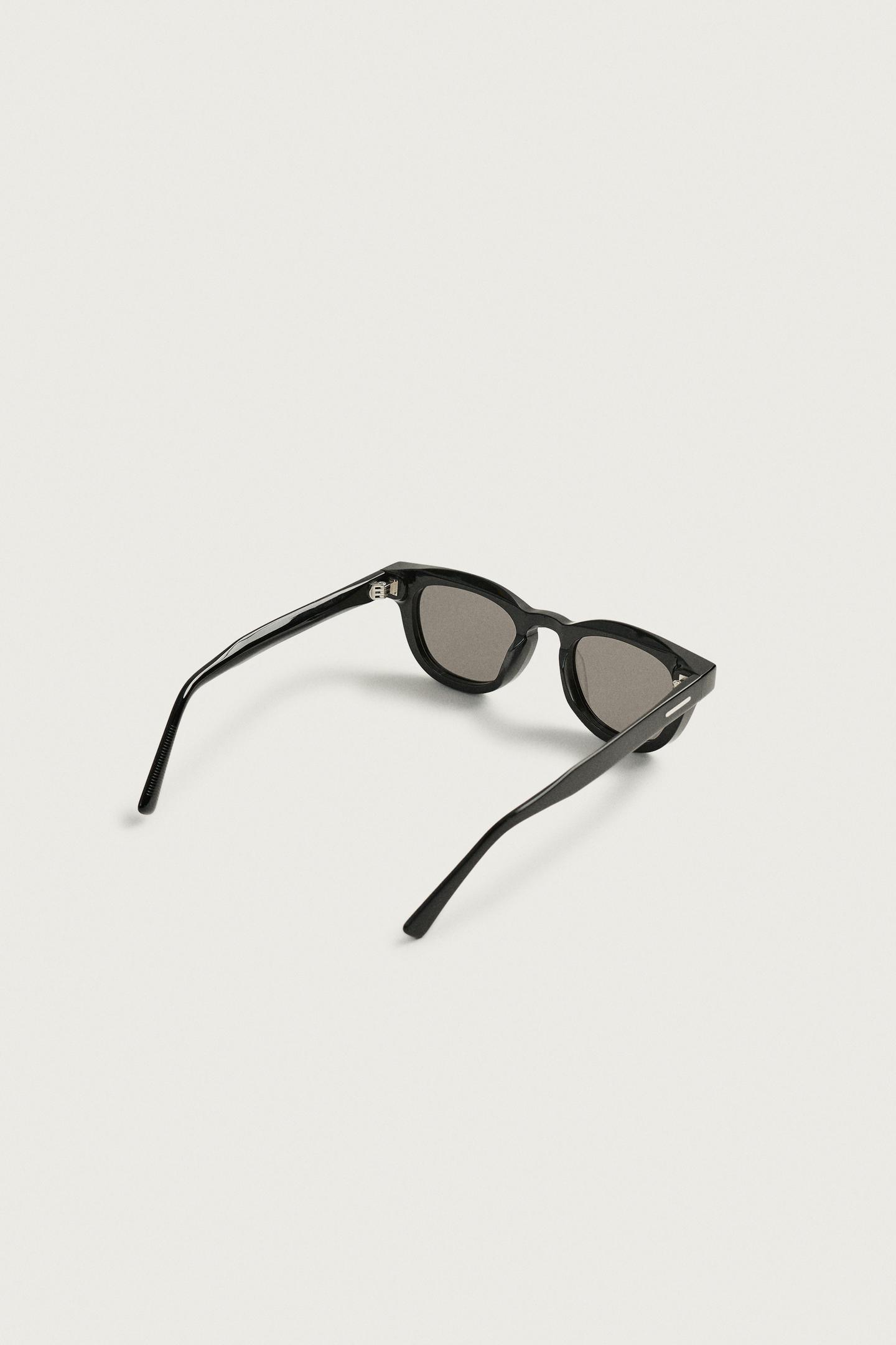 Солнцезащитные очки Zara Cat-Eye Sunglasses, цвет: Чёрный — фото 6