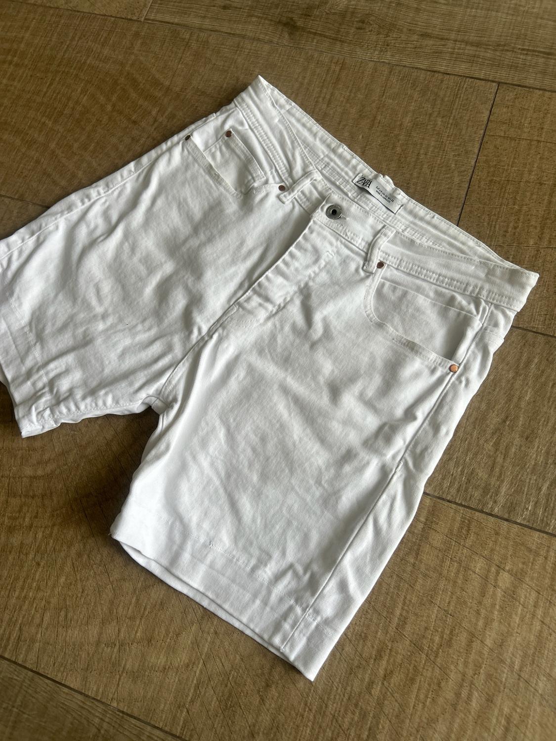BASIC DENIM BERMUDA SHORTS - Image 3