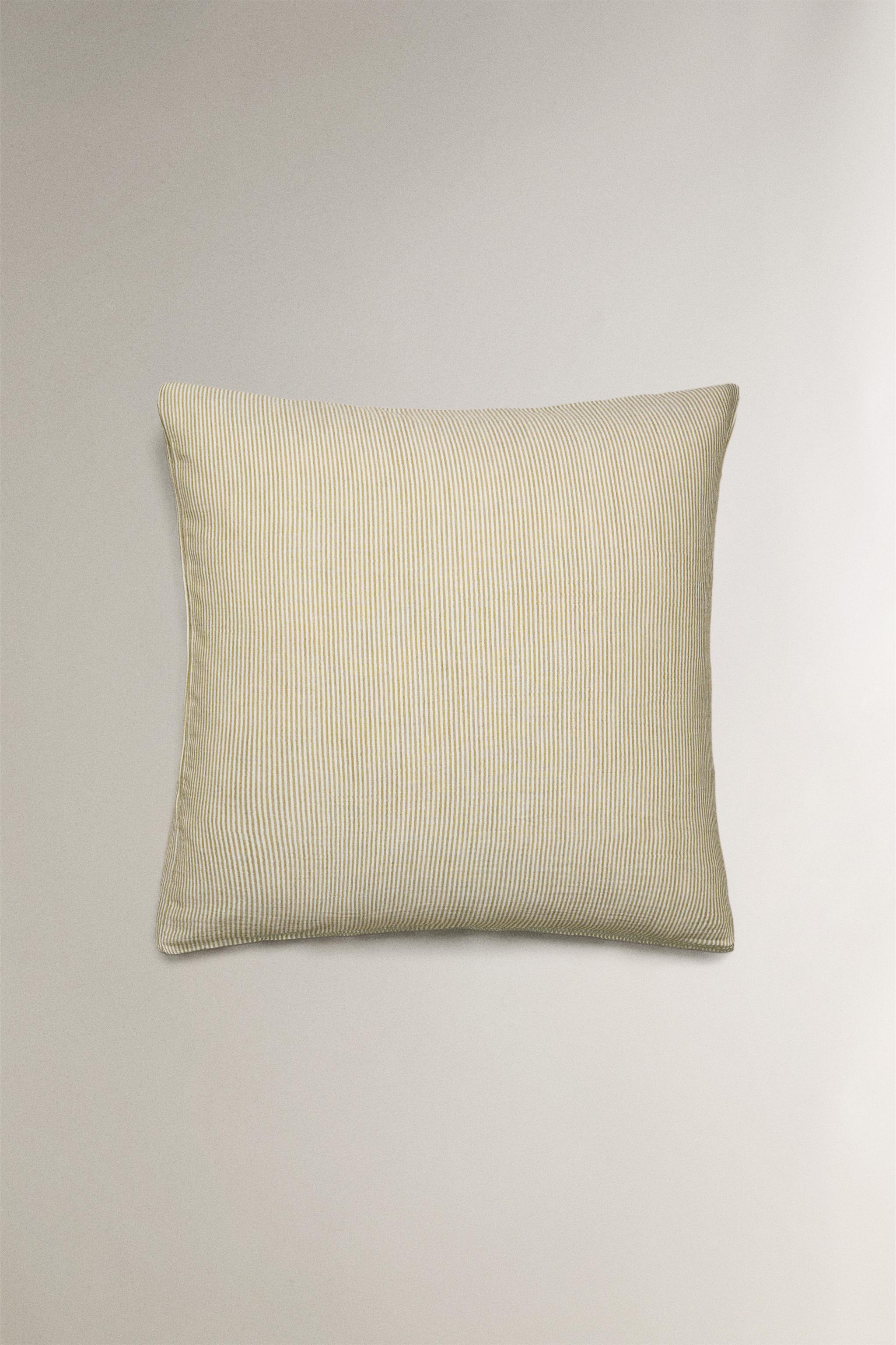 CHILDREN'S MUSLIN STRIPED PILLOWCASE