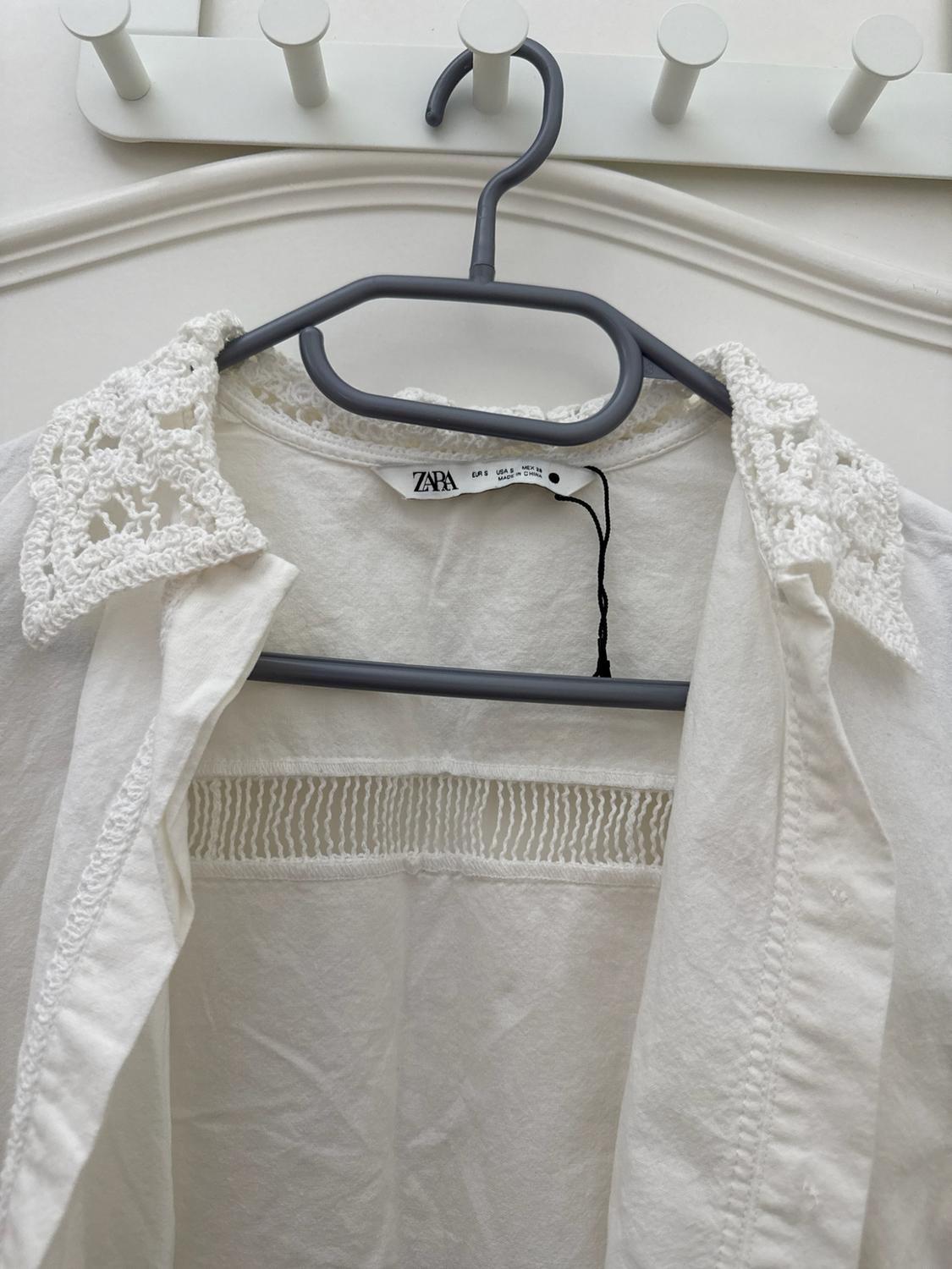 ZW COLLECTION CROCHET SHIRT - Image 3