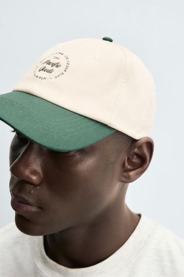 COMBINED EMBROIDERY CAP - Ecru by Zara - Image 3