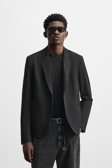 BLAZER SLIM FIT CONFORT - Negro de Zara
