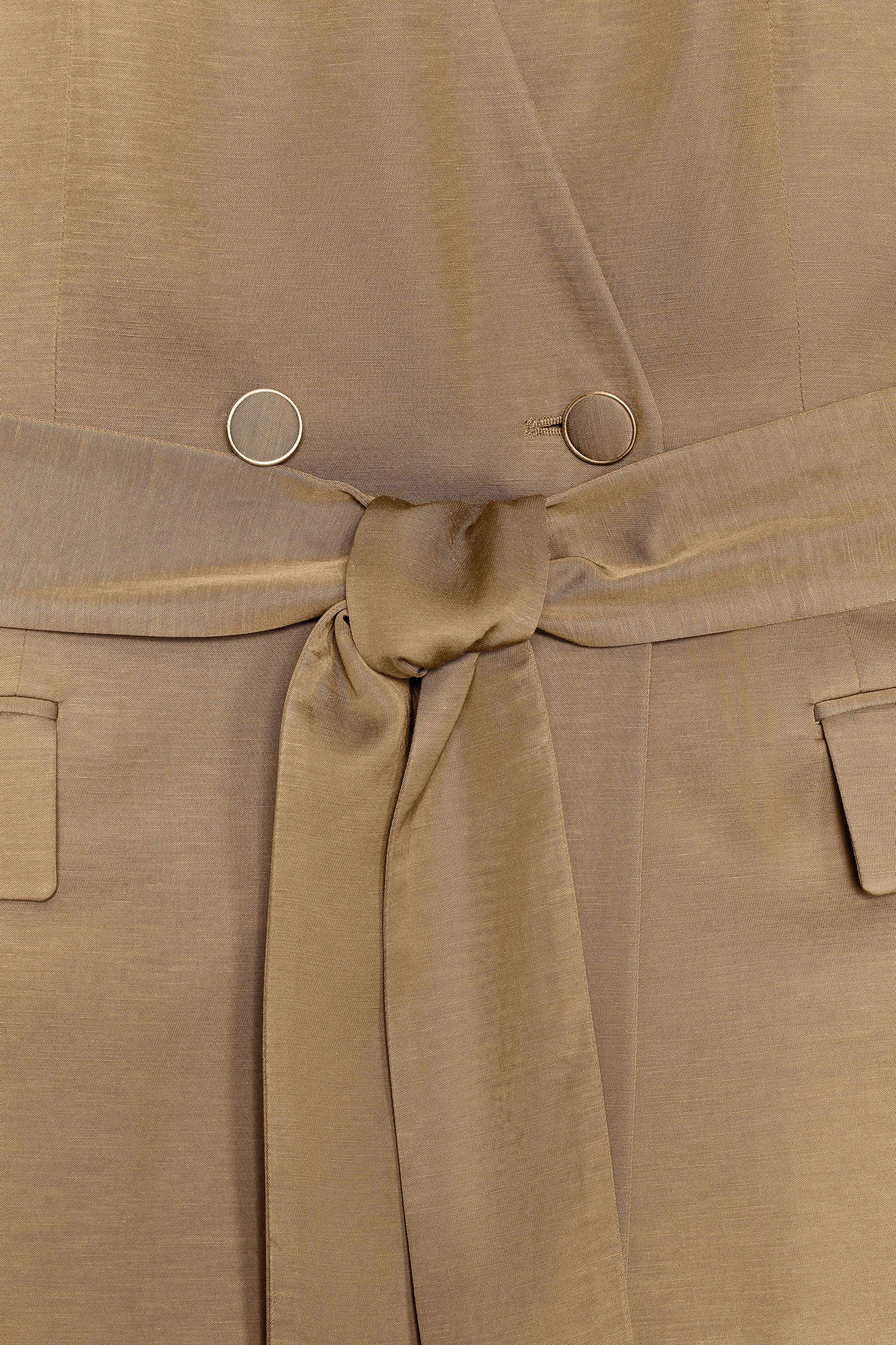 ZARA 肩パッド入りベルトブレザー 3146/800 肩パッド入りベルトブレザー - キャラメル | ZARA Japan / 日本