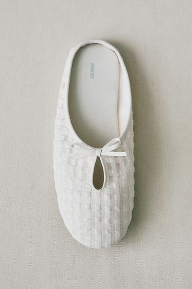 GINGHAM MULE SLIPPERS - Beige by Zara - Image 5