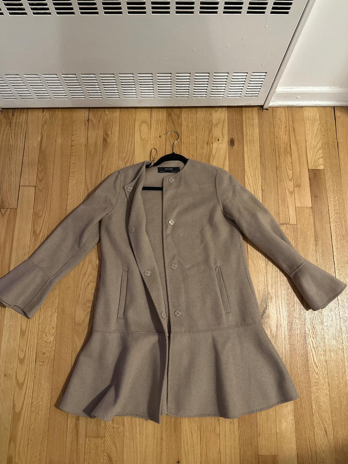 PEPLUM WOOL COAT - Image 3