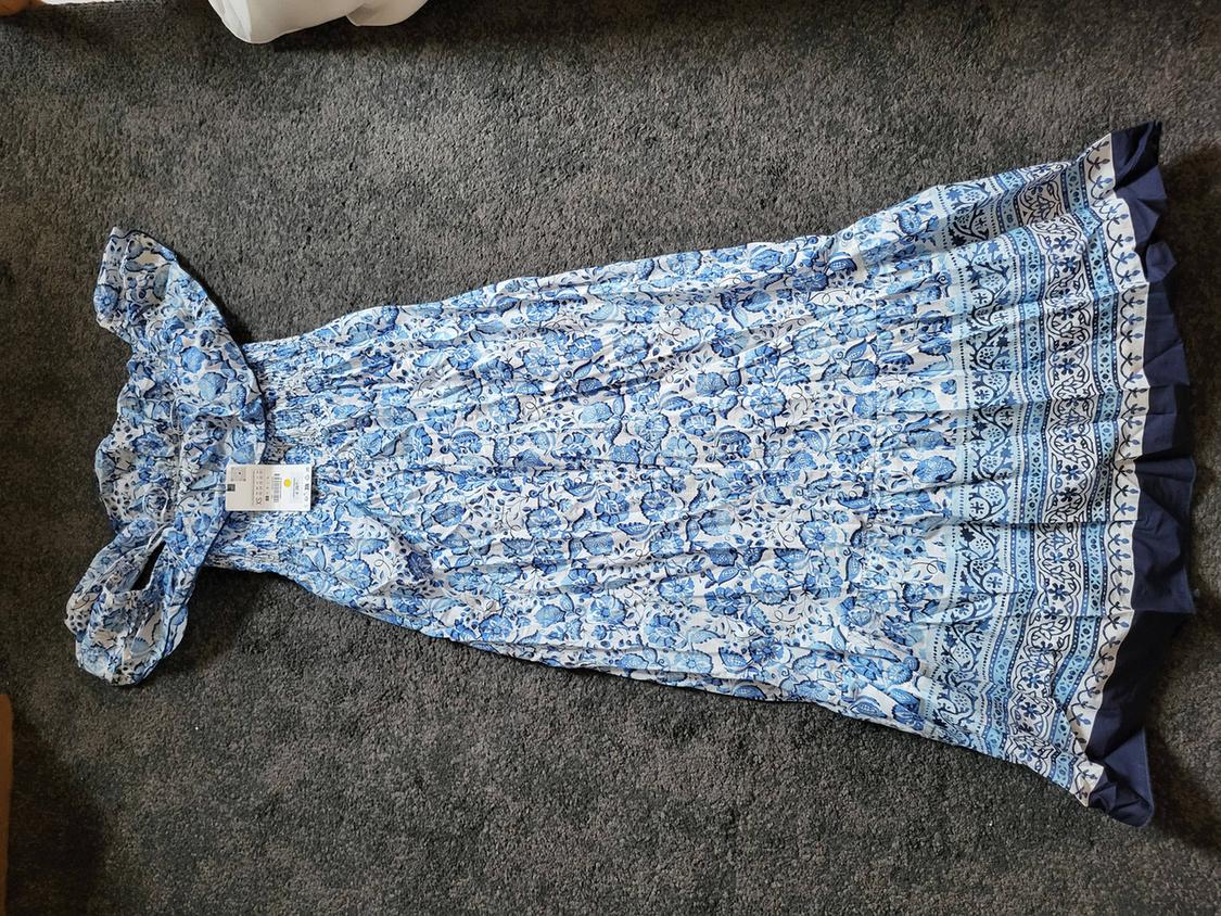 FLORAL PRINT OFF-THE-SHOULDER DRESS - Image 2