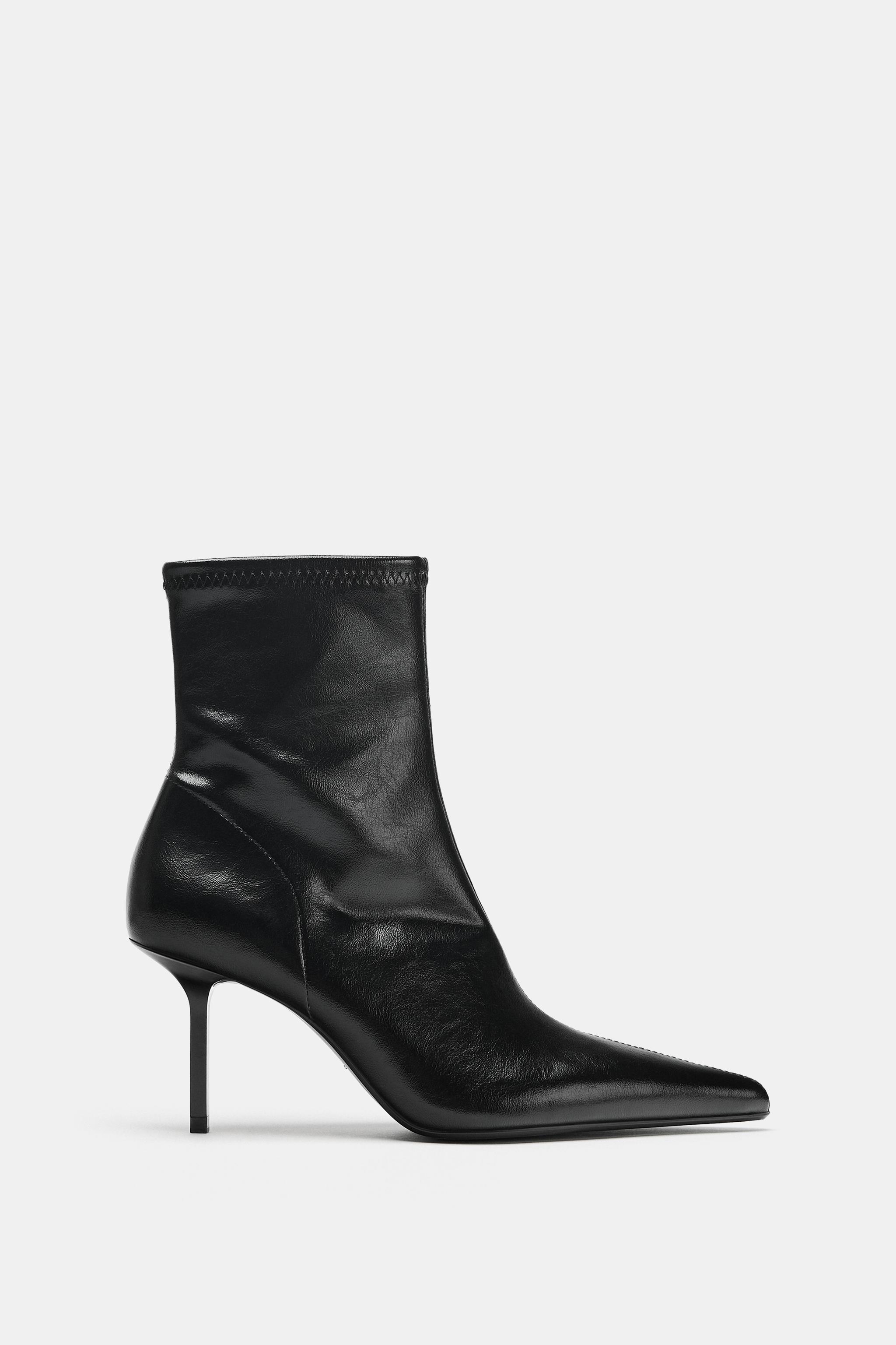 Женские ботинки Zara HEELED ANKLE BOOTS — фото 2