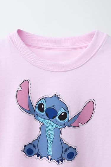 LILO & STITCH © DISNEY RHINESTONE PRINT T-SHIRT - Pink by Zara - Image 2