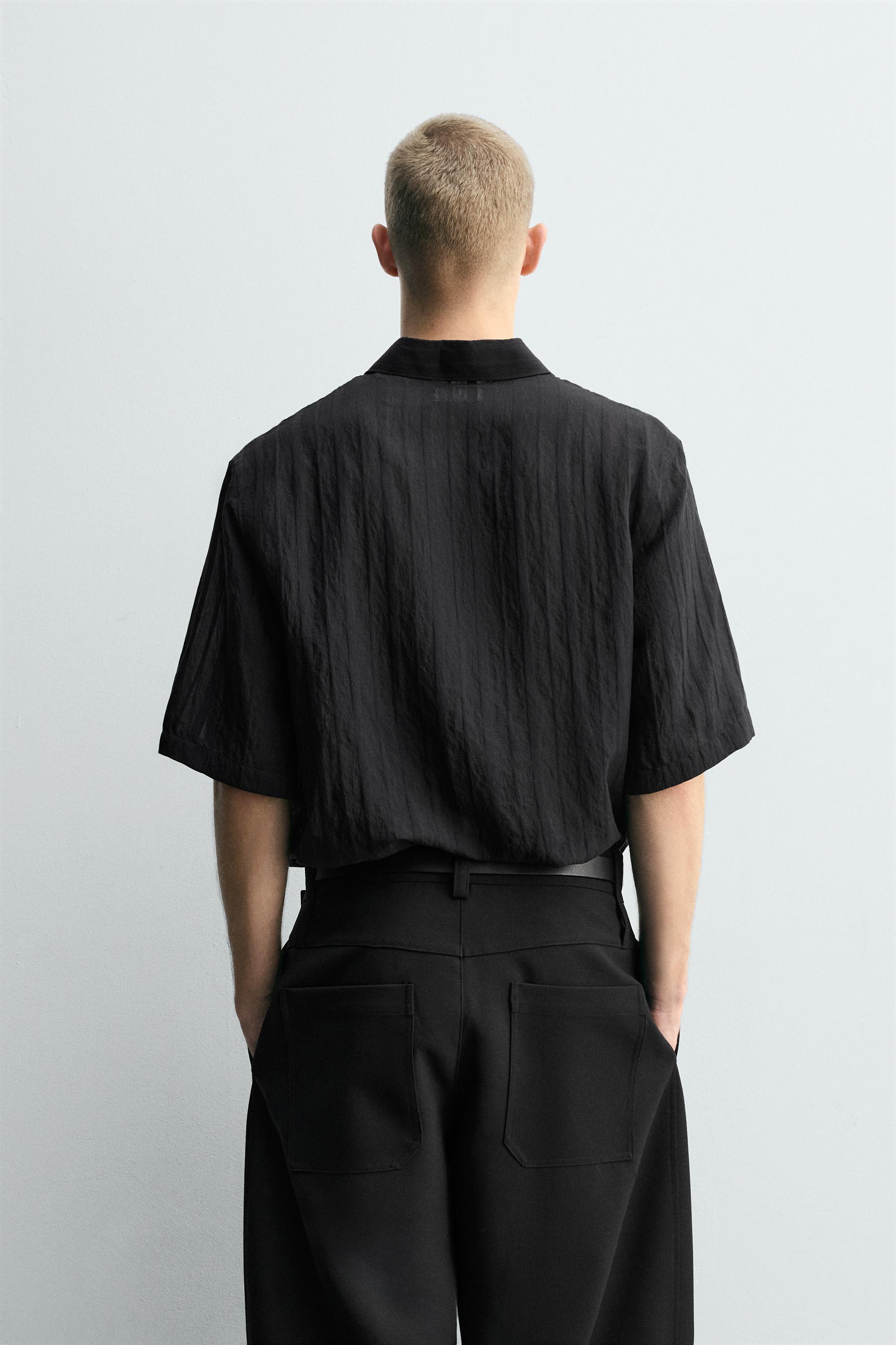 RELAXED FIT TEXTURED SHIRT