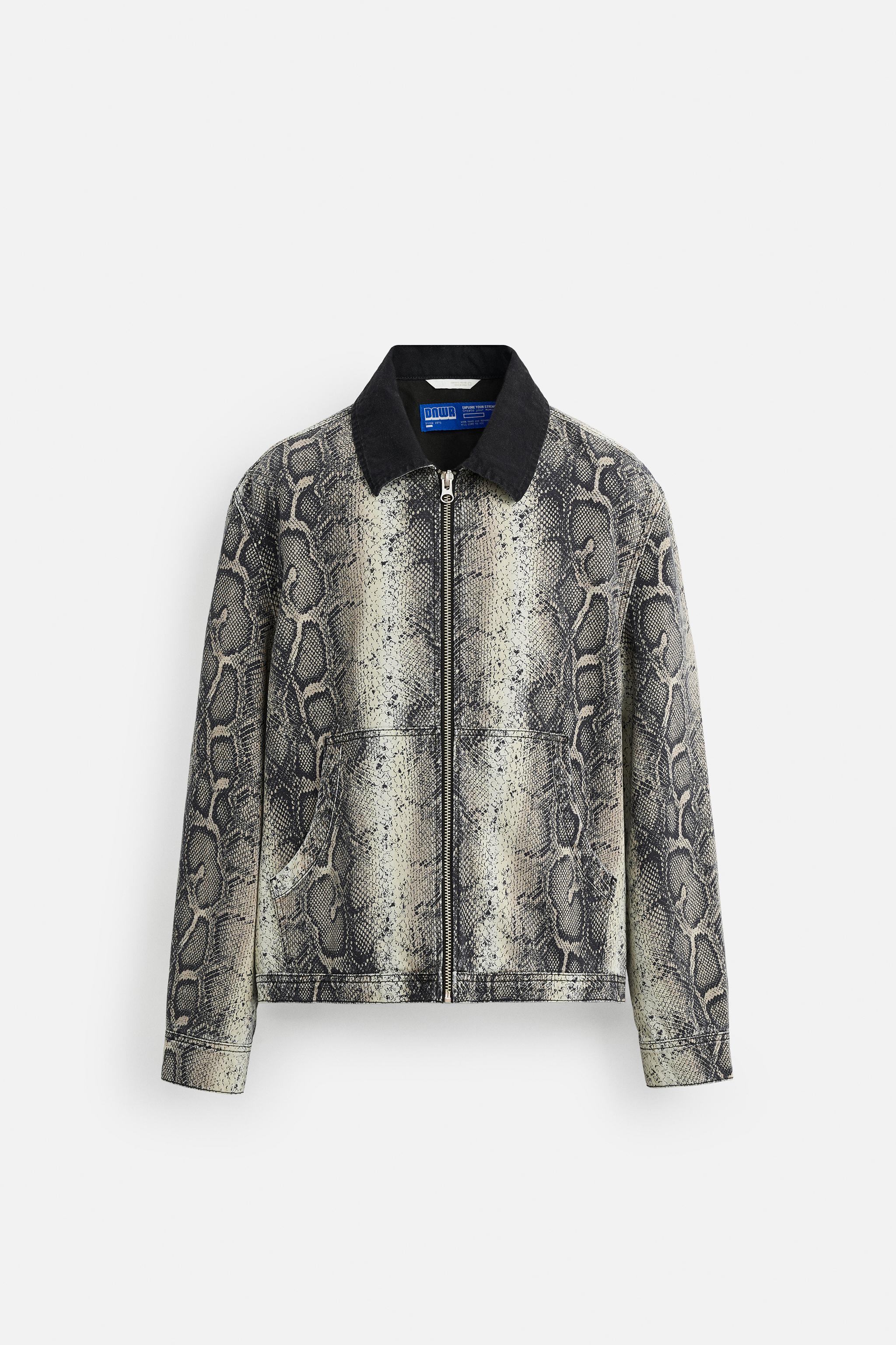 ANIMAL PRINT JACKET - Snake | ZARA United States