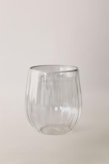 VERRE BOROSILICATE DOUBLE LIGNES - Transparent de Zara - Image 4