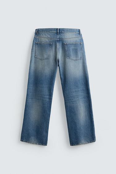 RIPPED RELAXED FIT JEANS - Blue by Zara - Image 7