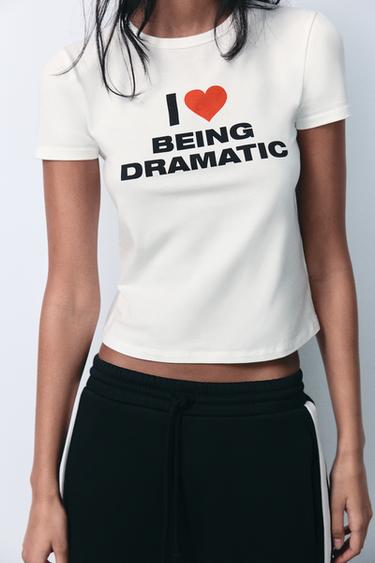 ФУТБОЛКА С НАДПИСЬЮ — БЕЛЫЙ от Zara — изображение 0