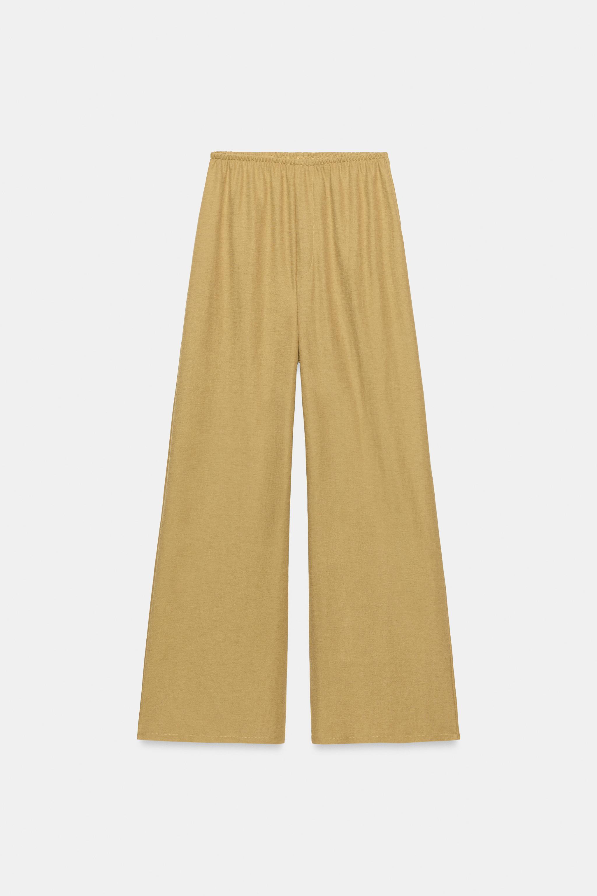 Zara STRAIGHT FIT PANTOLON görsel 3