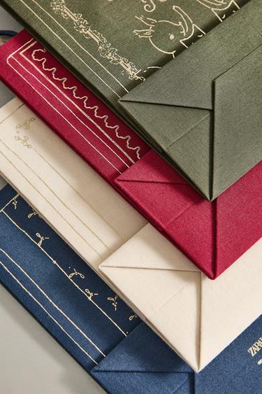 PACK OF SMALL CHRISTMAS BOOK BAGS (PACK OF 4) - Multicoloured by Zara - Image 2