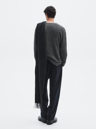 Zara Knit alpaca blend sweater - LIMITED - Anthracite Gray