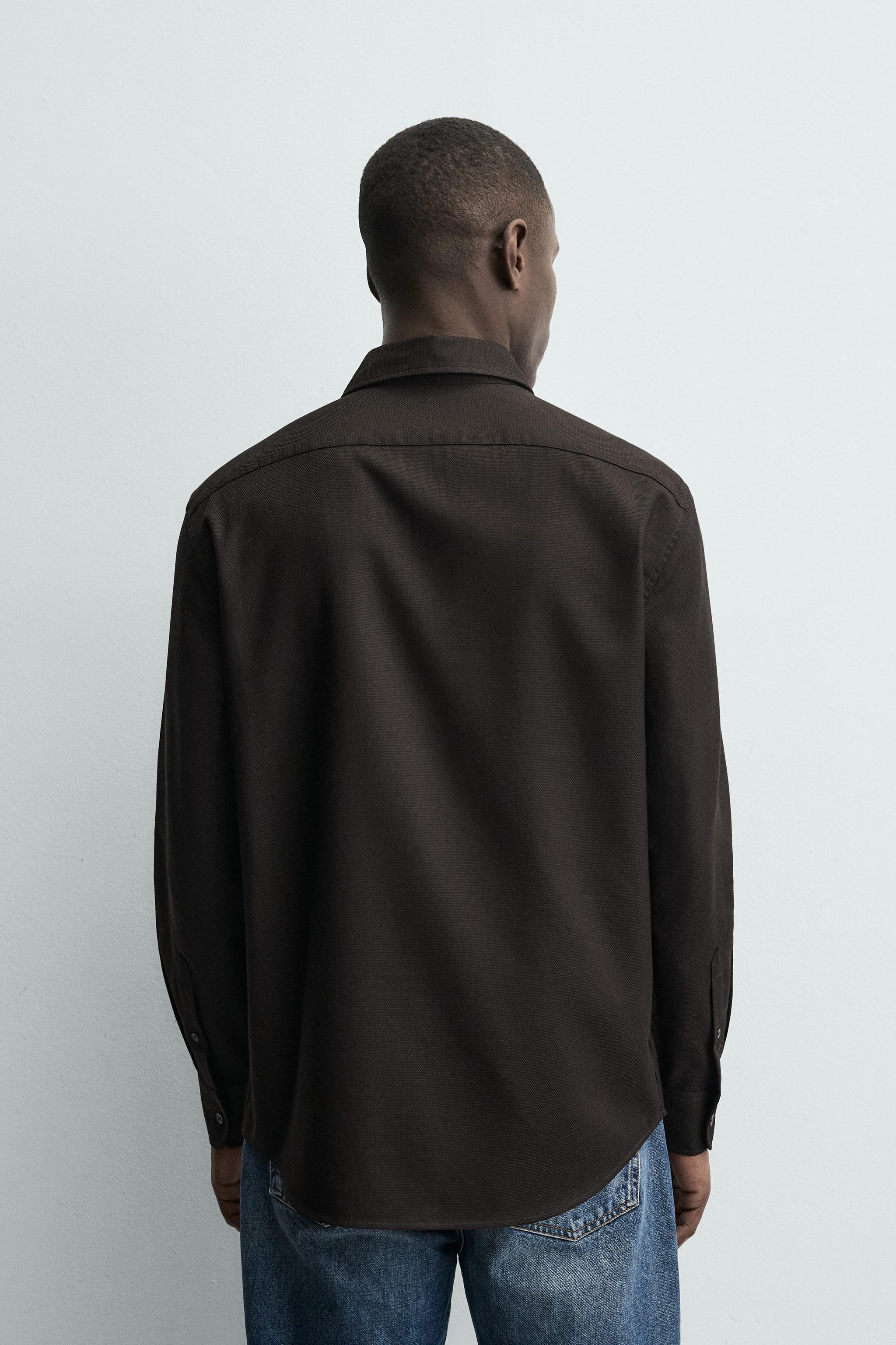 EASY CARE TEXTURED SHIRT