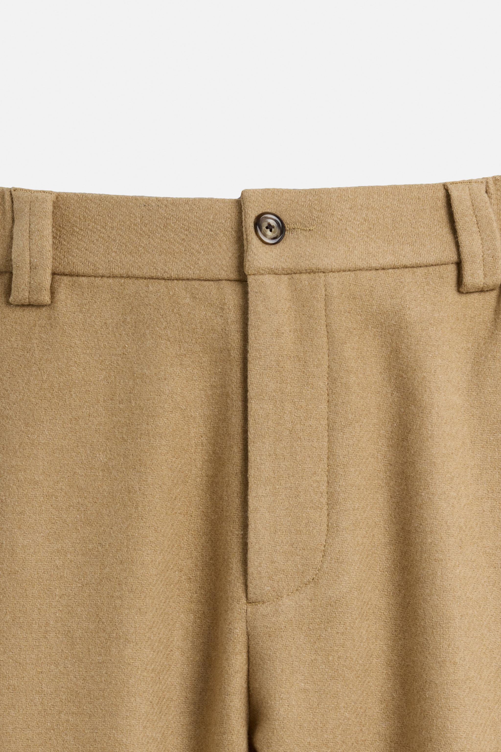 WIDE FIT PANTS - taupe brown | ZARA United States