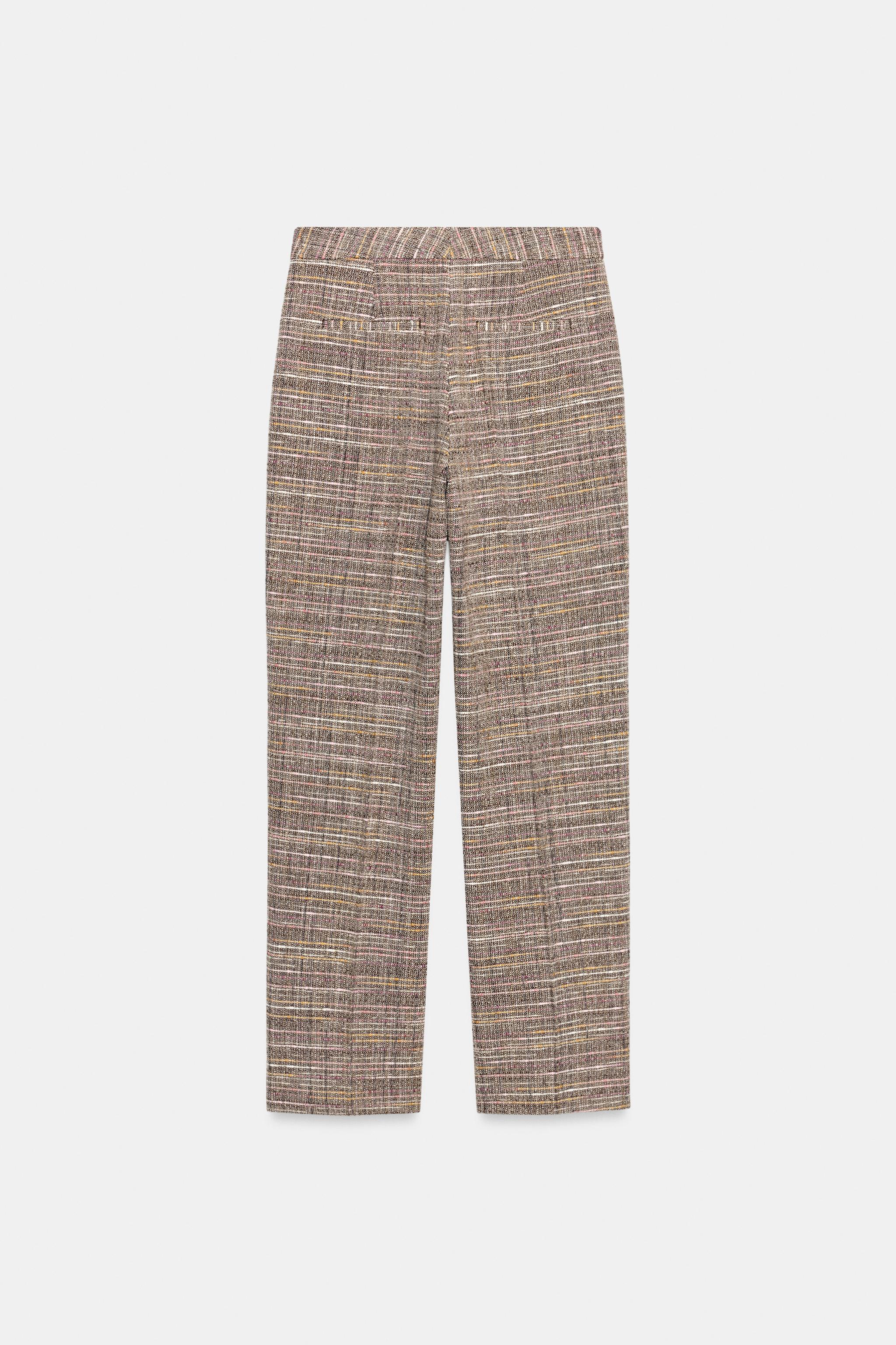 STRUCTURED STRAIGHT PANTS