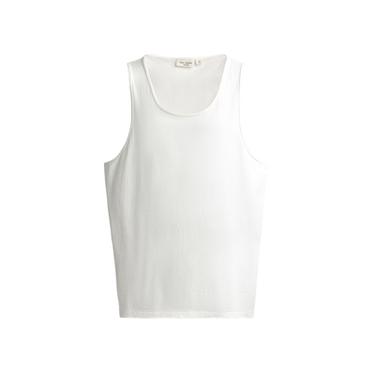 Zara MEDIUM WEIGHT REGULAR FIT TANK TOP - White