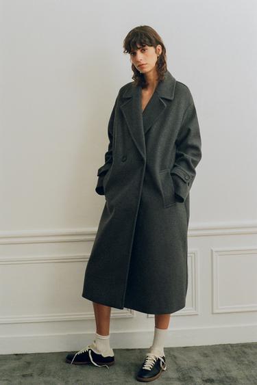 SOFT OVERSIZE COAT - Grey by Zara - Image 0