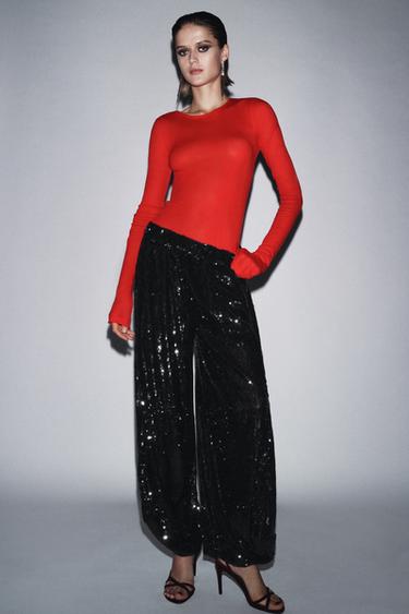 CAMISETA ALGODÓN SUPIMA® - Rojo de Zara