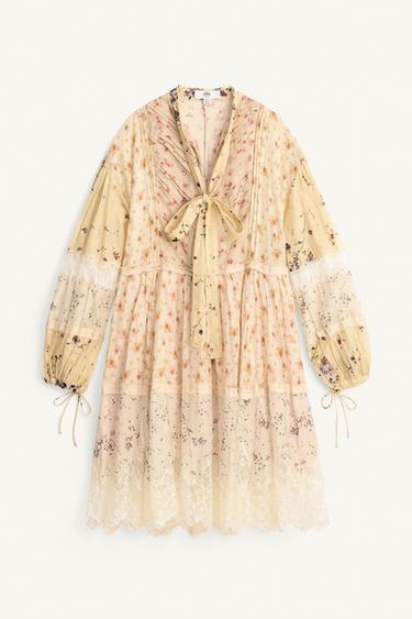 VESTIDO PATCHWORK ESTAMPADO LIMITED EDITION - Estampado de Zara
