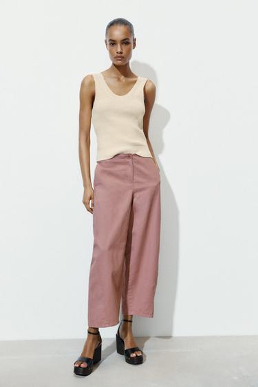 Zara BALLOON PANTS - Pink