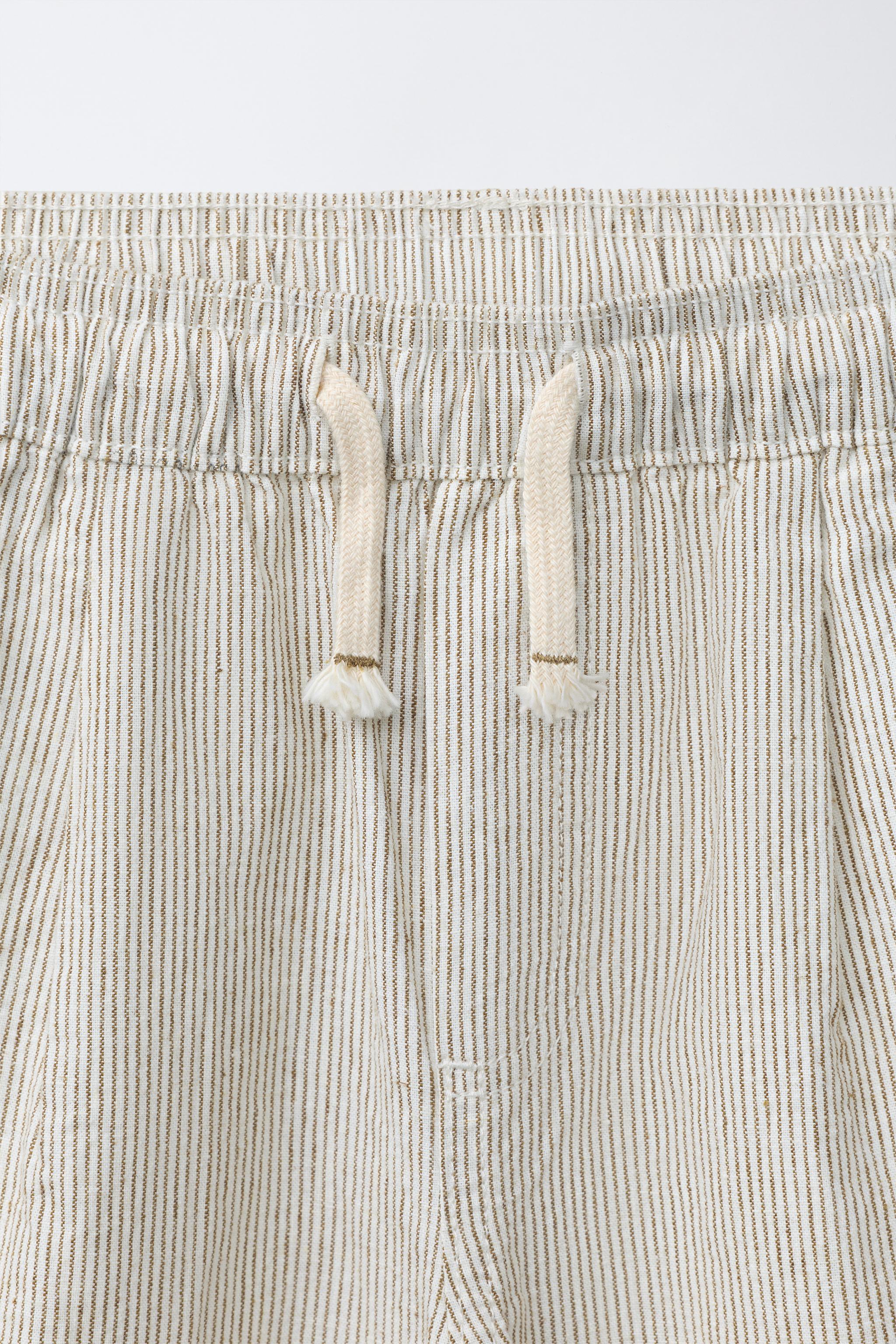 STRIPED PAJAMA PANTS