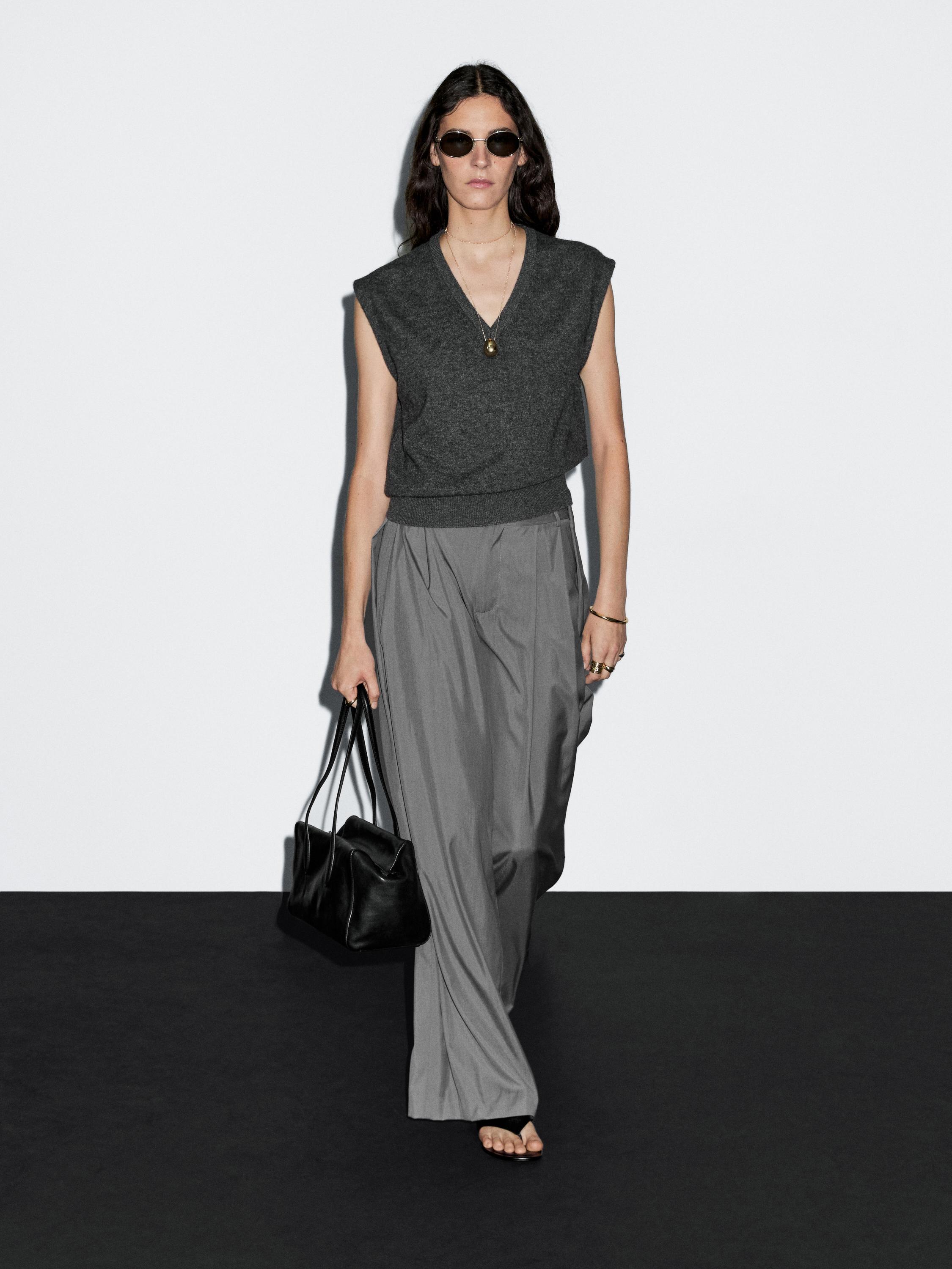Pantalon fluide à pinces