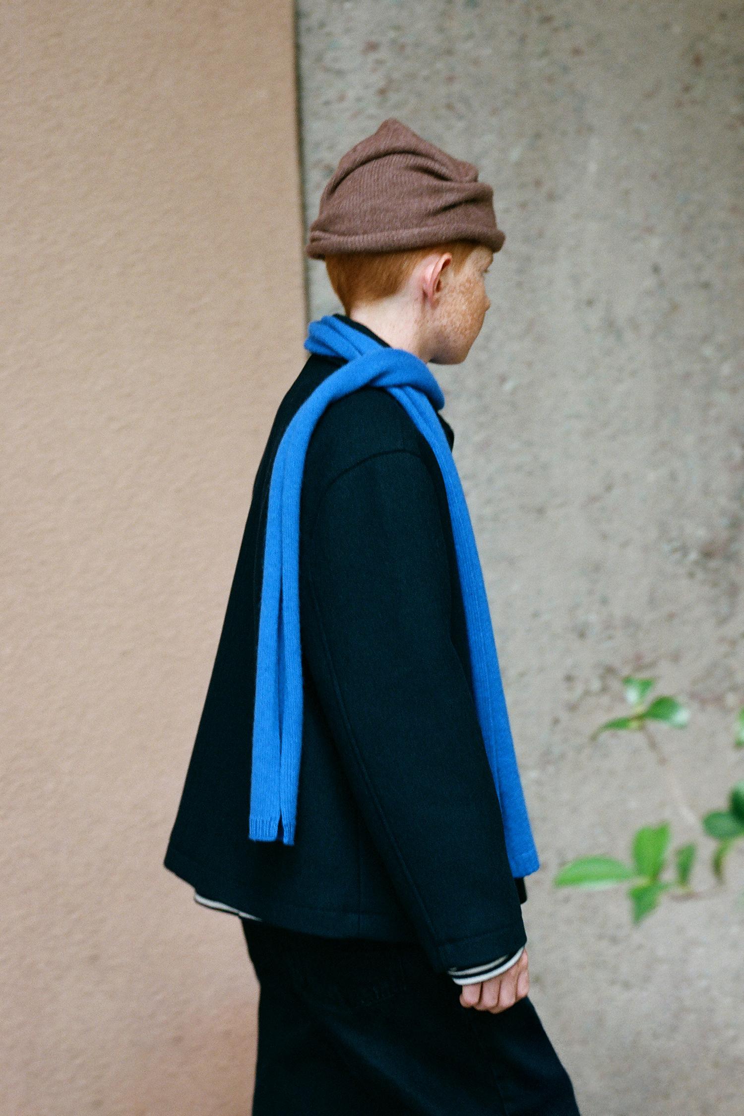 CROPPED WOOL CLOTH JACKET