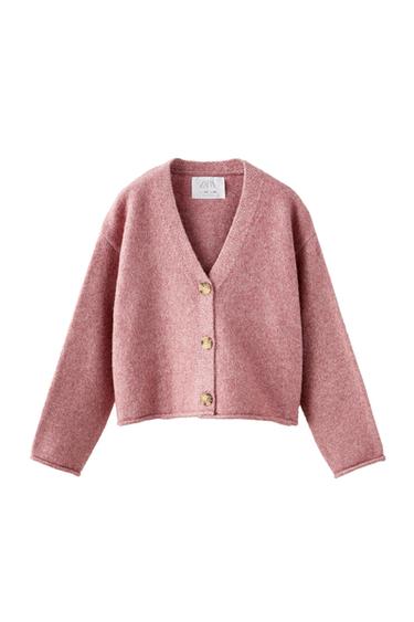 PLAIN KNIT CARDIGAN