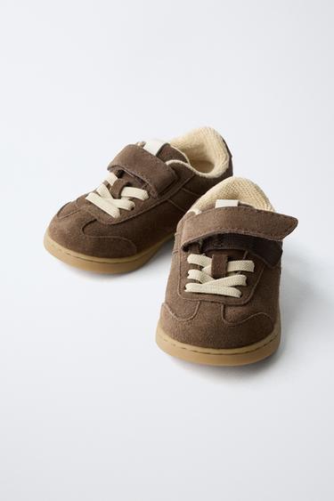LEATHER BAREFOOT PLIMSOLLS - Chocolate by Zara - Image 5