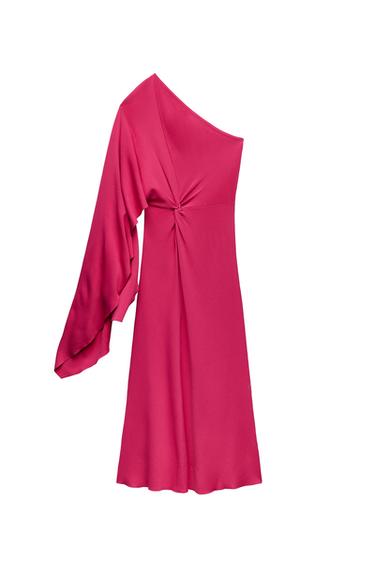 ASYMMETRIC KNIT DRESS